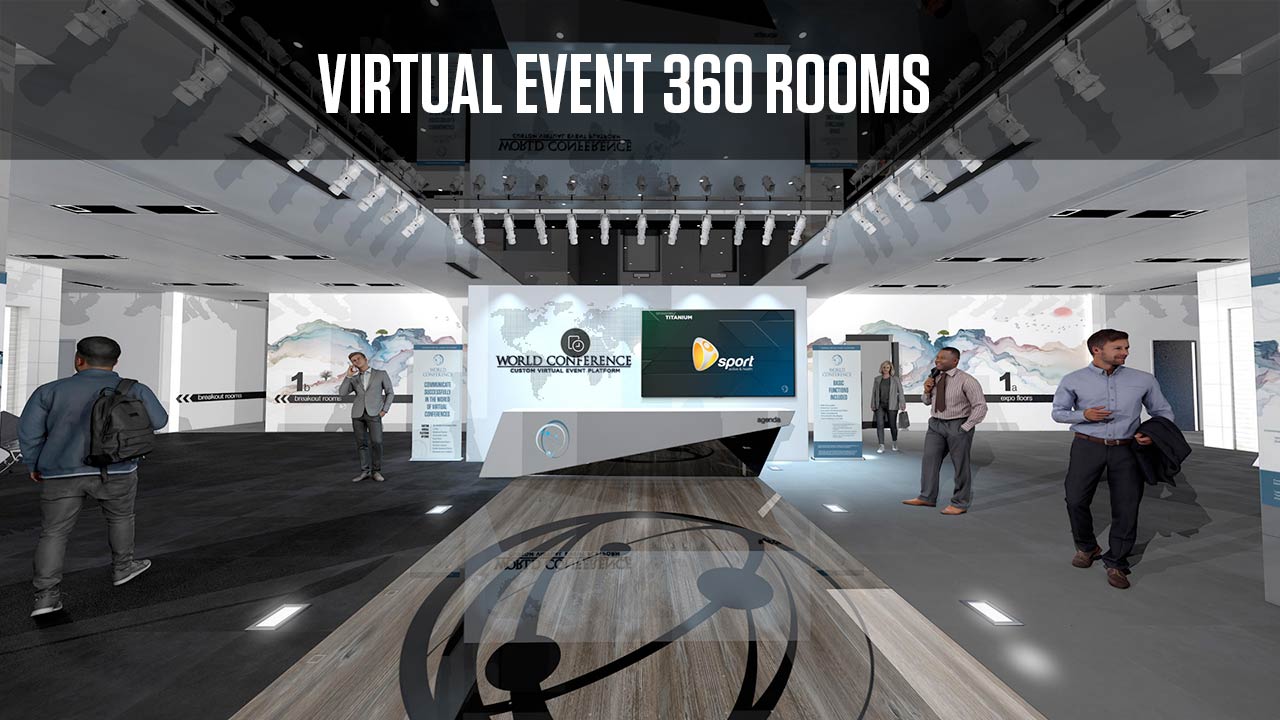 Virtual Event 360 Rooms